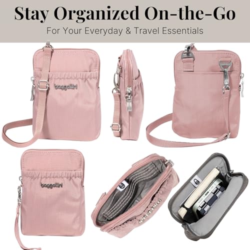 Baggallini RFID Bryant Pouch - color: Woodrose