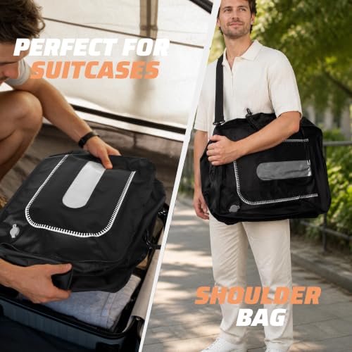 Travel Vacuum Bags with Pump, Compression Packing Cubes for Travel - size: 49L X 1PACK