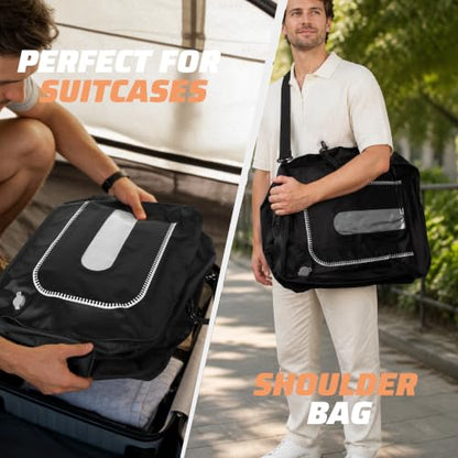 Travel Vacuum Bags with Pump, Compression Packing Cubes for Travel - size: 49L X 1PACK