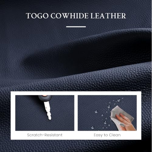 befen Genuine Leather Crossbody Bags for Women, Anti Theft Shoulder Purse - color: Navy Blue