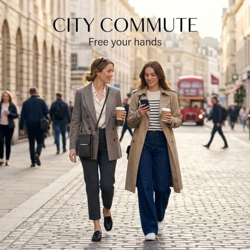 Touchscreen Crossbody Phone Purse for Women, Anti-Theft Phone Bag Wallet