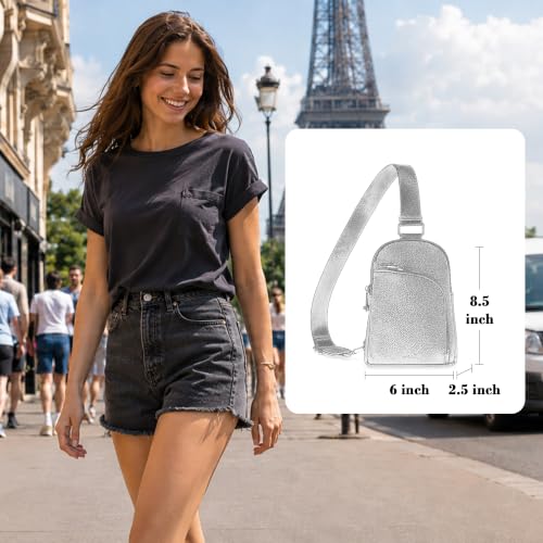 INICAT Small Travel Purse,Anti Theft Crossbody Bag for Women - color: White Soft