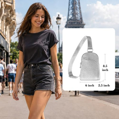 INICAT Small Travel Purse,Anti Theft Crossbody Bag for Women - color: White Soft