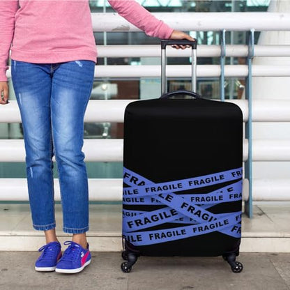HYPER VENTURE Travel Luggage Cover Suitcase Protector Fits 23-26 Inch, M - color: Fragile, size: M