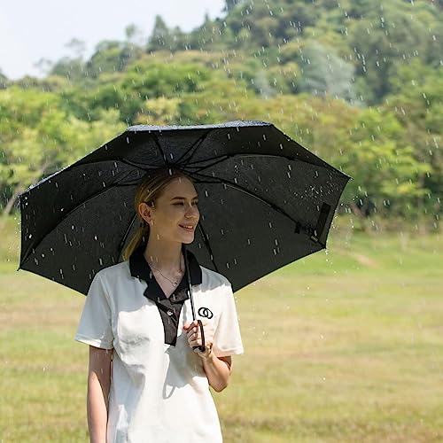LANBRELLA 컴팩트 리버스 접이식 우산 자동 방풍 여행용 우산 - color: 블랙., size: 46인치