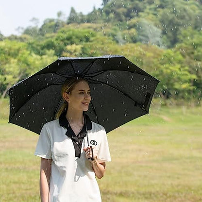 LANBRELLA 컴팩트 리버스 접이식 우산 자동 방풍 여행용 우산 - color: 블랙., size: 46인치