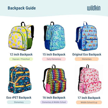 Wildkin 12 Inch Toddler Backpack for Kids, Dino Pals - color: Dino Pals