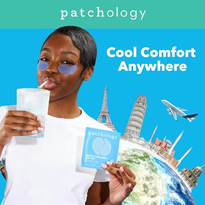 Patchology Iced Cooling Under Eye Mask Patches with Peptides, Cloudberry Oil and Bakuchiol. Cool eye gels to firm skin and soothe, reduce fine lines and under eye bags 5 Pair (Pack of 2) - size: 5 Count (Pack of 2)