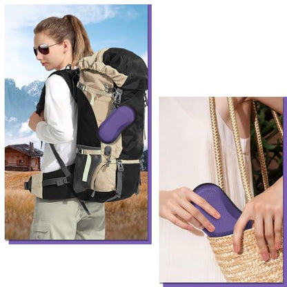 FINTIE Sunglasses Case, Hard EVA Shell Shockproof Sport Glasses Case - color: Voilet