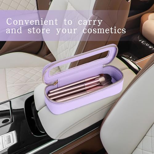 Pinkmik Travel Clear Makeup Bag,(Purple, M+SLIM) - color: B1/Purple, size: M+SLIM