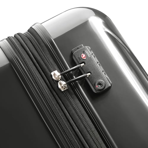 DELSEY PARIS Helium Aero Hardside Expandable Luggage with Spinner Wheels, Brushed Charcoal, 2-Piece Set (21/24) - color: Brushed Charcoal, size: 2-Piece Set (21/24)