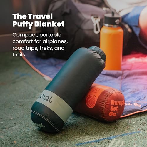 Rumpl Travel Puffy Ultra-Packable Blanket, Seafoam - color: Seafoam