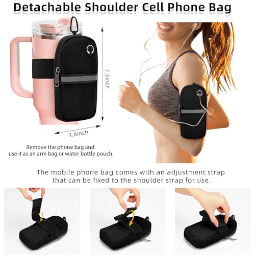 Crossbody Sling Bag for Women Men Multipurpose Sling Backpack Travel Essentials Hiking Shoulder Bag Daypack - color: D1-black