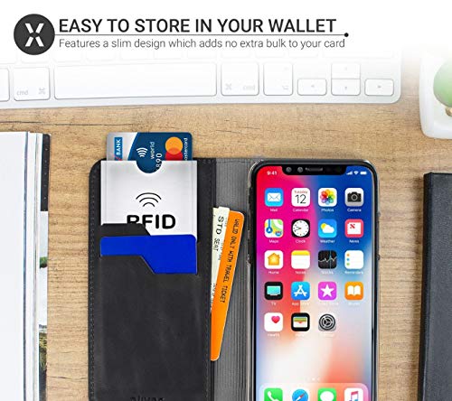 SaiTech IT 10 Pack RFID Blocking Sleeves for Debit and Credit Cards,Silver - size: RFID Card Sleeve 10 Pcs