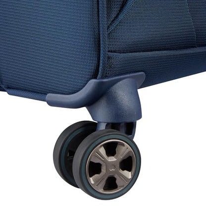 DELSEY PARIS Helium DLX Rolling Garment Bag with Spinner Wheels, Navy Blue - color: Navy Blue