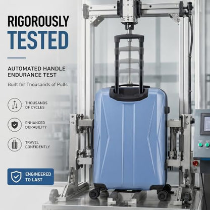 20/24/28 Inch Hardshell Suitcase Set, ABS Luggage Set with TSA Lock 5 Piece - color: Blue