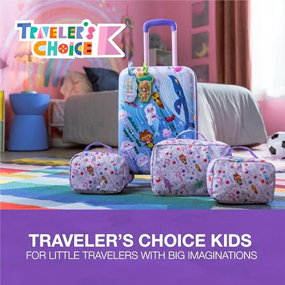 Traveler's Choice Kids JoJo the Bear's Travel Adventure, Under the Sea, 3-Piece Packing Cube Set - color: Under the Sea, size: 3-Piece Packing Cube Set