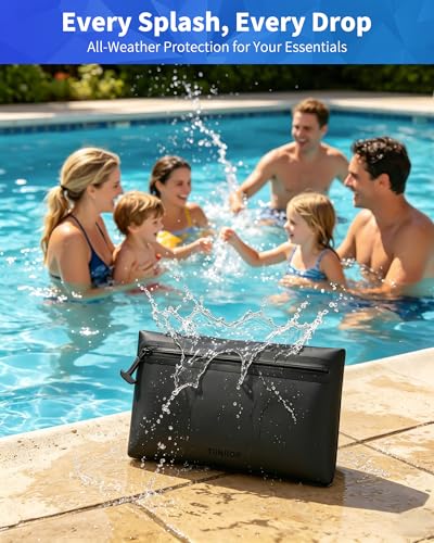 Small Waterproof Document Bag: 11.8x8.2" Document Pouch - size: 11.8x8.2"