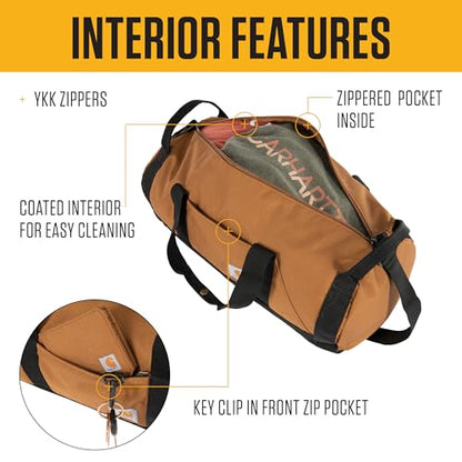 Carhartt Classic 25L Round Duffel Gravel - color: Gravel, style: 25l
