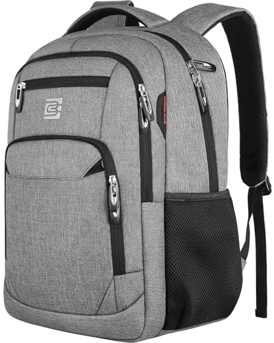 Volher Laptop Backpack,Business Travel Anti Theft Slim College Backpack - color: Grey, size: 15.6 Inch, style: Laptop
