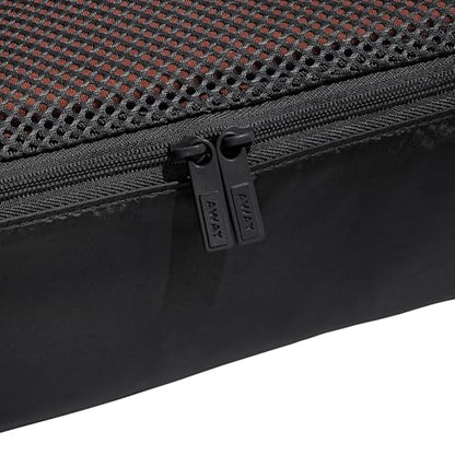 Away Insider Packing Cubes Set of 4, Lightweight Travel Luggage Organizers - color: Jet Black