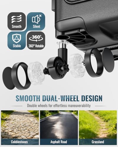 Joyway 20-Inch Hardside Carry-On Luggage & Expandable Backpack Set, Black - color: Black, size: 2-Piece Set (20/BP)