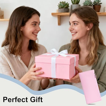 Tipmile Slim Wallet for Women, RFID Blocking Credit Card Holder - color: Blush Pink