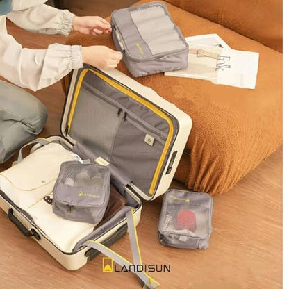 Travelhouse 20" Carry-On Luggage with Spinner Wheels & TSA Lock - color: BEIGE, style: 20-inch Carry-on
