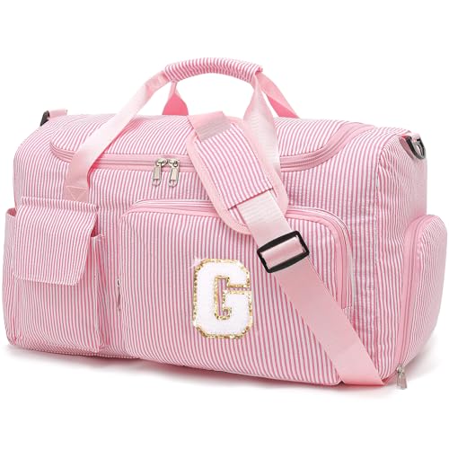 Kids Travel Duffle Bag Dance Bag Gifts for Girls - color: Pink, style: G