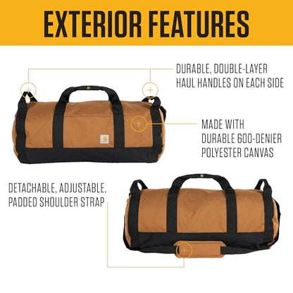 Carhartt Classic 60L Round Duffel Port - color: Port, style: 60l