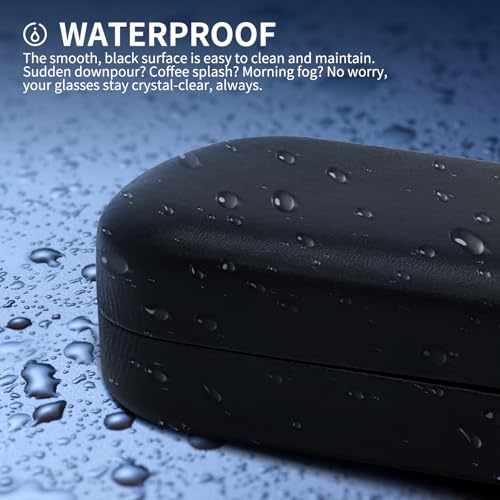 Eyeglasses Cases for Glasses, Clip-on, Sunglasses, Reading Glasses - color: Black-2