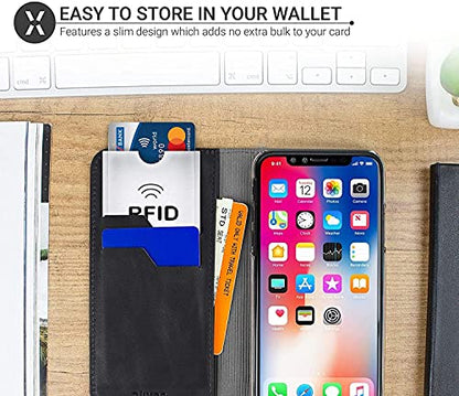 SaiTech IT 20 Pack RFID Blocking Sleeves for Debit and Credit Cards,Silver - size: RFID Card Sleeve 20 Pcs