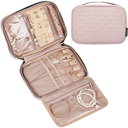 BELALIFE Travel Jewelry Organizer - color: Pink