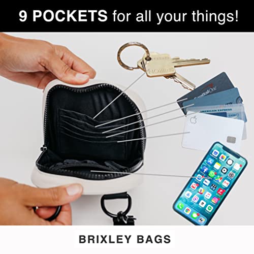 Brixley Crossbody Sling Bag – Travel Purse for Women, 9 Pocket Sling Pack, 5 Multi- Position Wear Fanny Pack for Everyday & Trips (Perry) - color: Perry