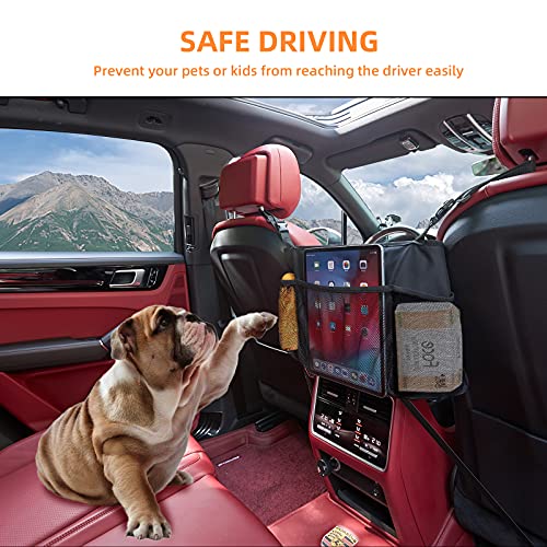 WLLWOO Car Net Pocket Organizer Purse Holder Console Front Seat Storage - color: Nylon