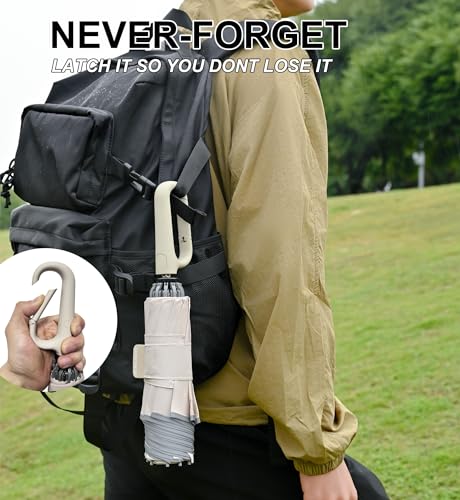 QWB Inverted Umbrella with Auto Open Close Windproof Compact Travel - color: A-1 beige, size: 46 IN