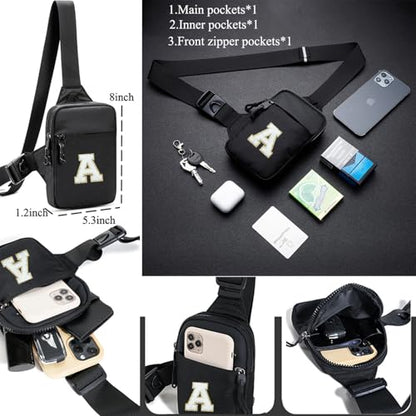 Mini Sling Bag for Men Crossbody,Small Chest Bag Casual Trendy Waterproof Lightweight Phone Crossover Daypack - color: Small Sling Bag-e