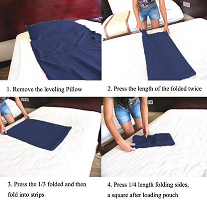 Lightweight Sleep Sack, Compact Sleeping Bag Liner Travel Sheets for Hotel - color: Dark Blue, size: 82.7 X 63 Inch