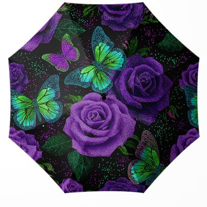 Folding Umbrella, Automatic Small Compact, Sun & Rain - color: MT79