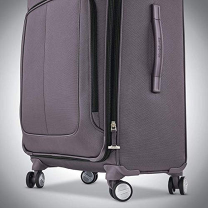 Samsonite Solyte DLX Softside Expandable Luggage with Spinner Wheels, Mineral Grey, Carry-On 20-Inch - color: Mineral Grey, size: Carry-On