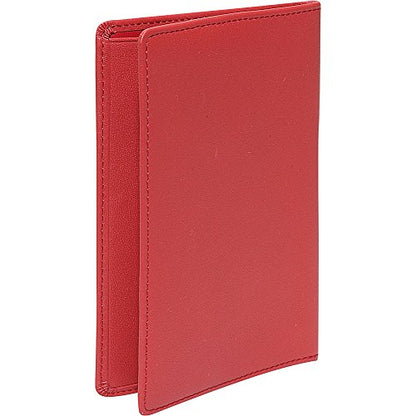 Royce Leather Passport Holder and Travel Document Organizer - color: Black