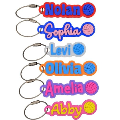 SuperFineDeesigns Bag & Water Bottle Name Tag - style: Volleyball