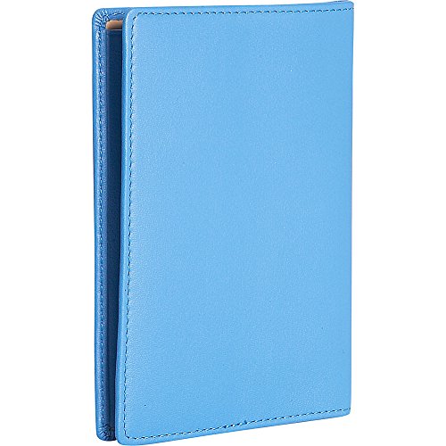 Royce Leather Passport Holder and Travel Document Organizer - color: Light Pink 3