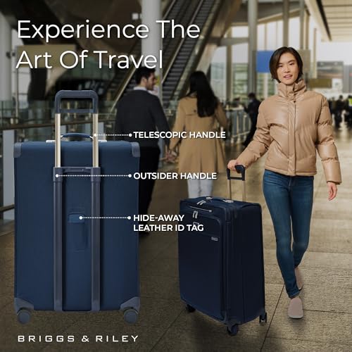 Briggs & Riley Baseline Spinners, 네이비, Briggs & Riley 베이스라인 스피너 - color: 네이비, size: 29-inch Baseline Large Expandable