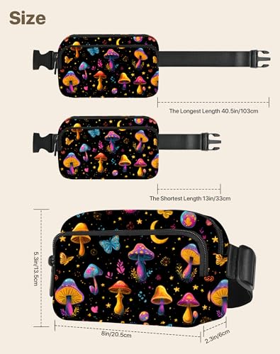 Fanny Pack 여행용 벨트 백 Everywhere 크로스바디 백 여성용 허리 팩 조절 가능한 스트랩 방수, 레드, 패션 - color: 레드