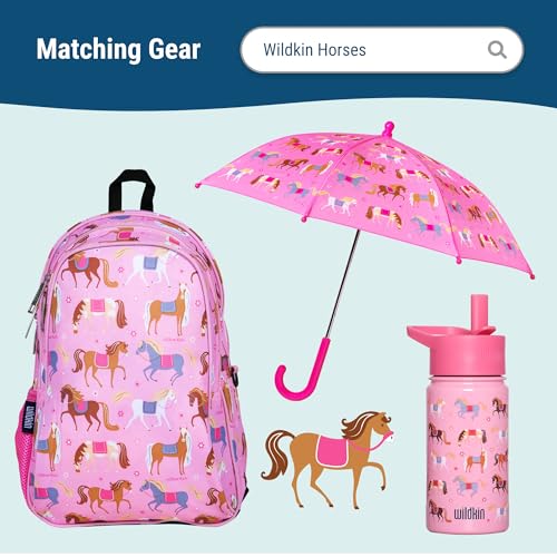 Wildkin Overnighter Duffel Bag for Kids, Horses - color: Horses