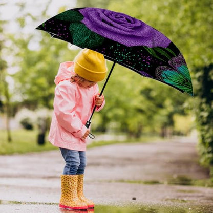 Folding Umbrella, Automatic Small Compact, Sun & Rain - color: MT79