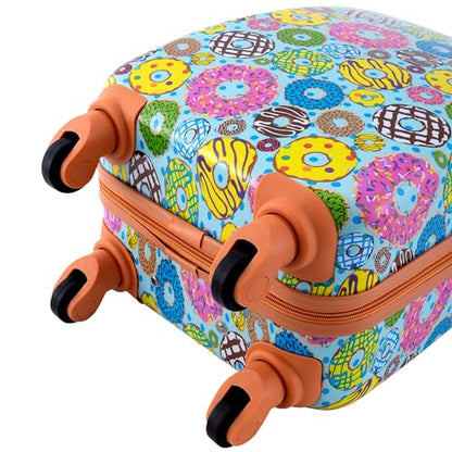 Travelers Club 5 Piece Kids' Luggage Set, Donut - color: Donut