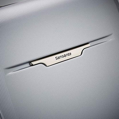 Samsonite Winfield 3 DLX Hardside Expandable Luggage with Spinners, Silver, Checked-Large 28-Inch - color: Silver, size: Checked-Large 28-Inch