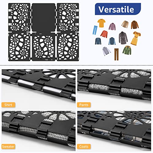 BoxLegend Shirt Folder V2 Shirt Folding Board Easy and Fast to Fold Clothes - color: Black